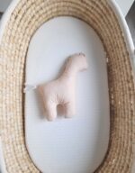 Konik LUCKY miękka maskotka z bawełny dla niemowląt - Beżowy - obrazek 5