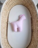 Konik LUCKY miękka maskotka z bawełny dla niemowląt - Różowy - obrazek 5