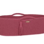 Kosz Mojżesza BOHO bawełniany Handmade z materacykiem - blossom