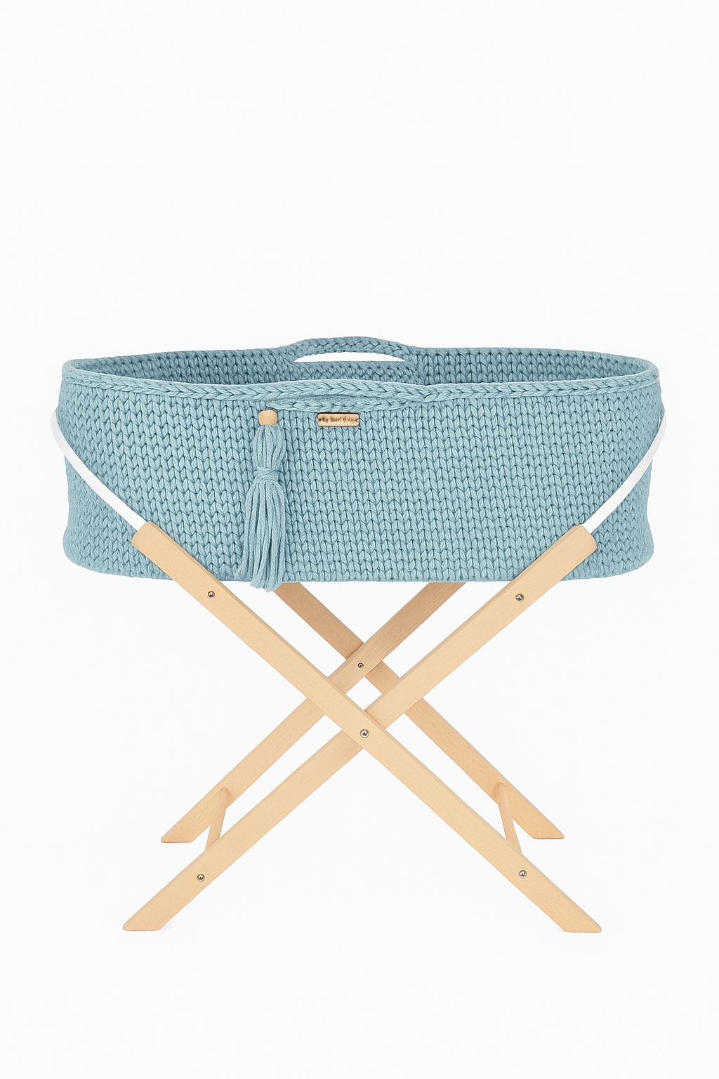 kosz-mojzesza-boho-450-misty-blue-0_co0 Kosz Mojżesza BOHO Handmade ze stojakiem misty blue - obrazek 1